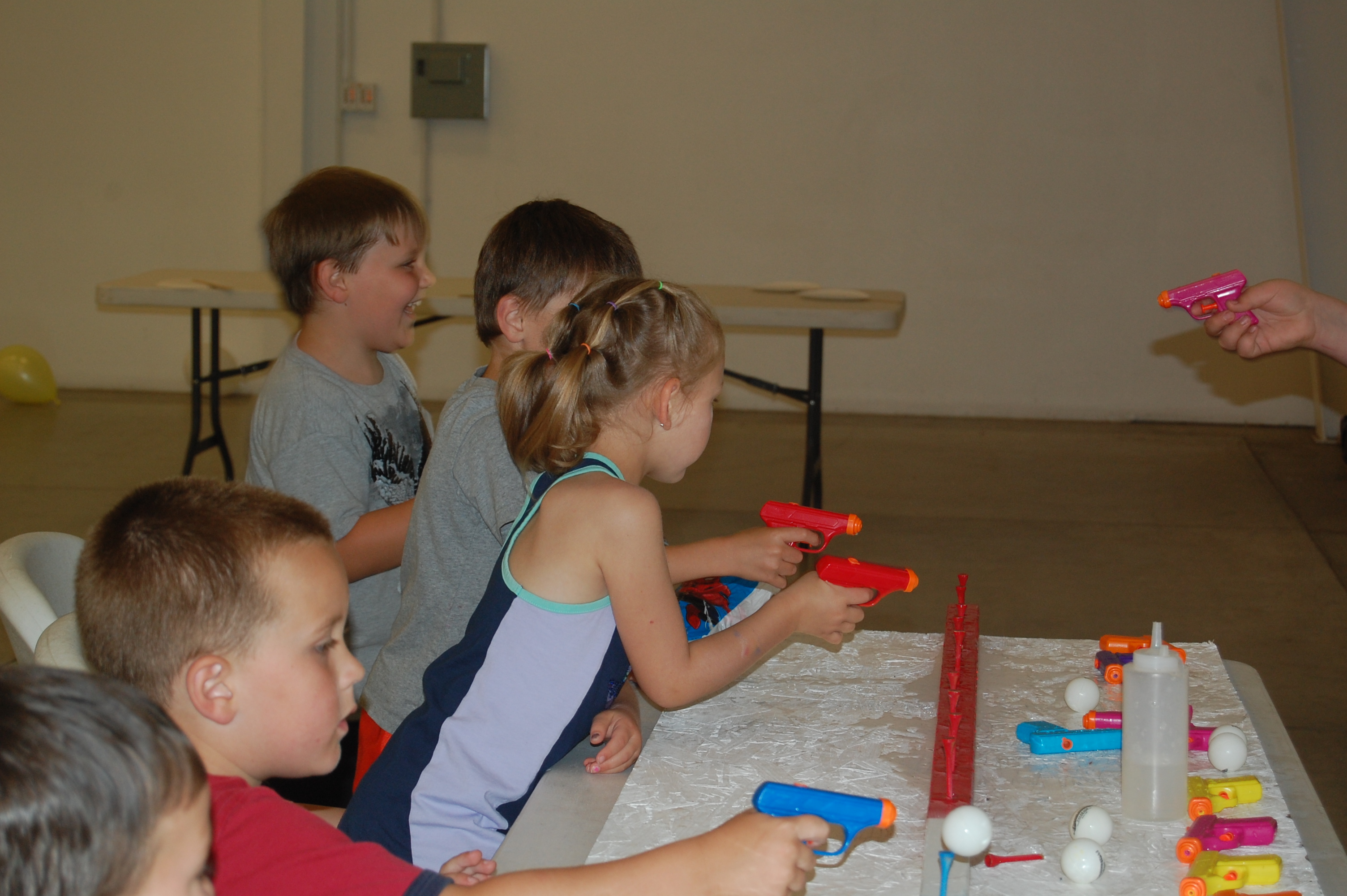 Ping pong shooting game