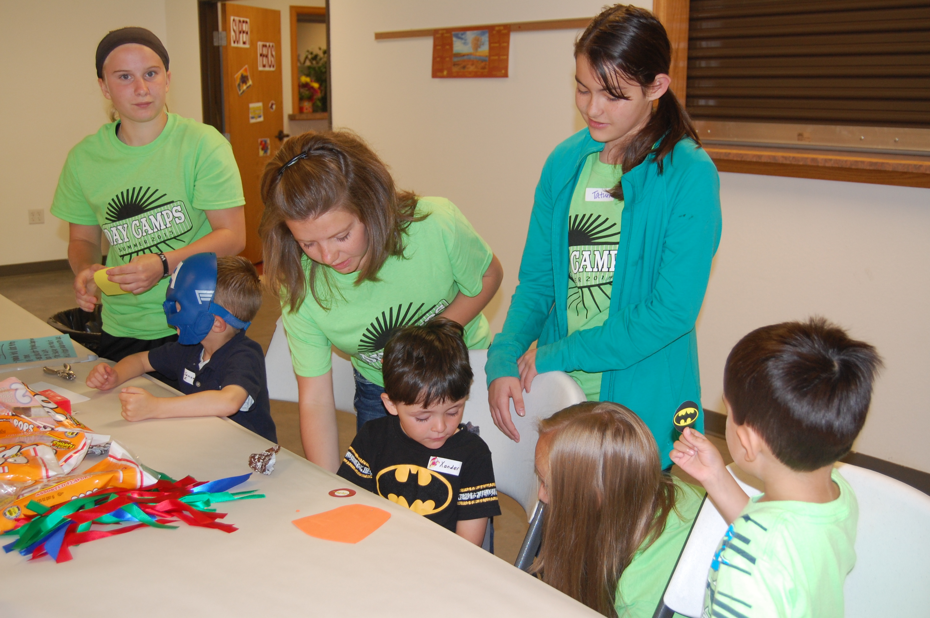 superhero craft station