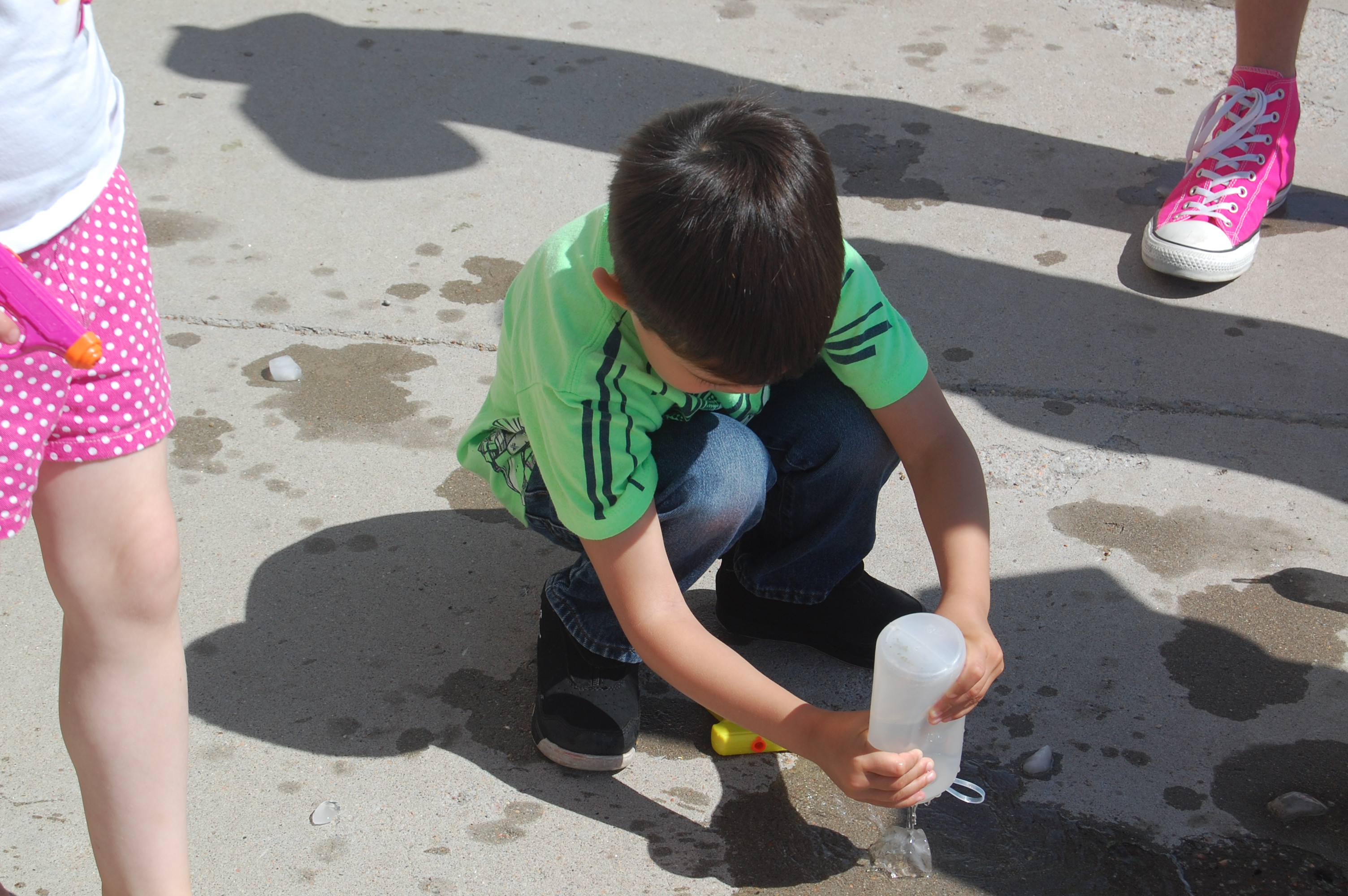 freeing the frozen super hero