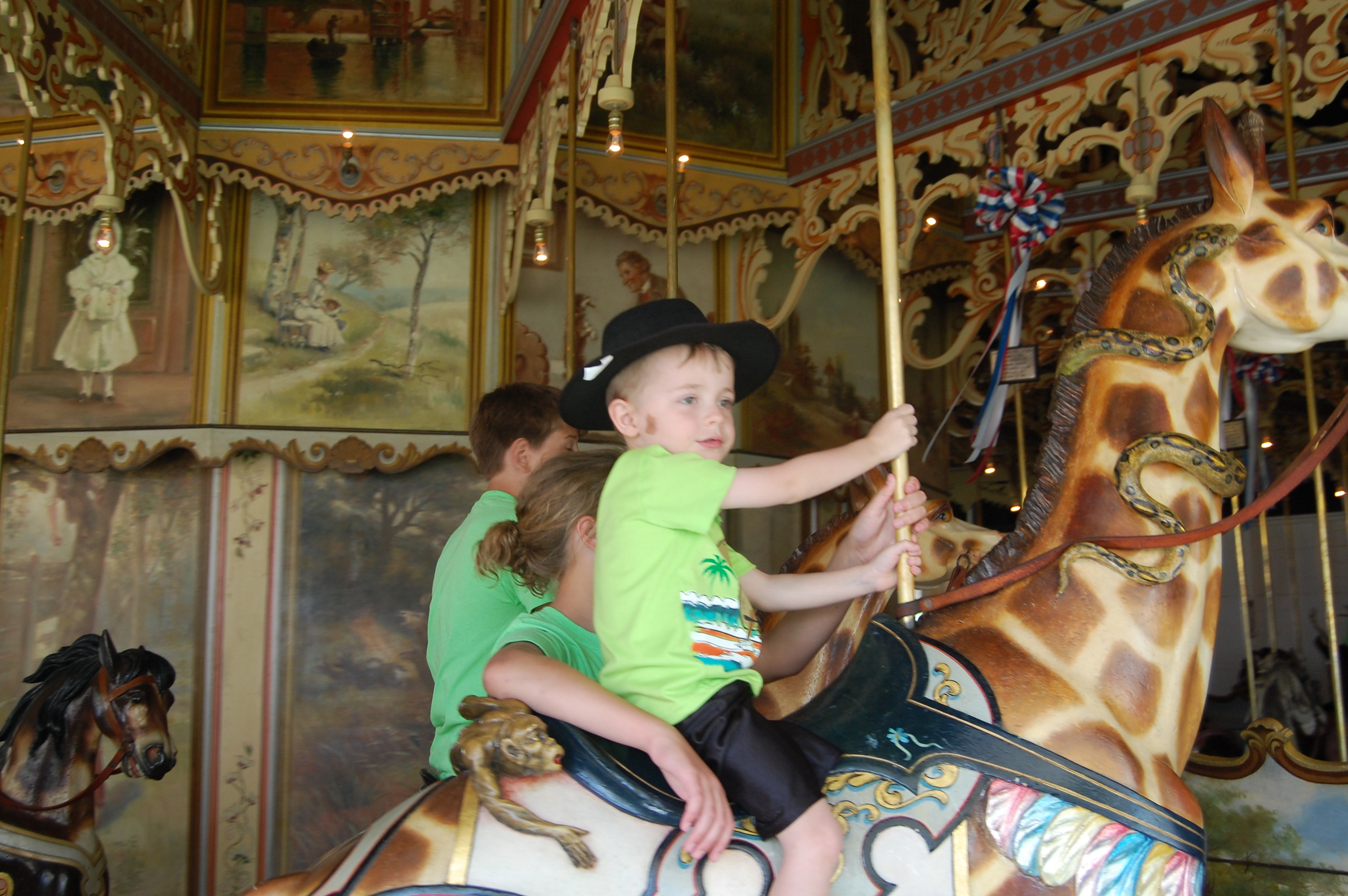 Riding the carousel 