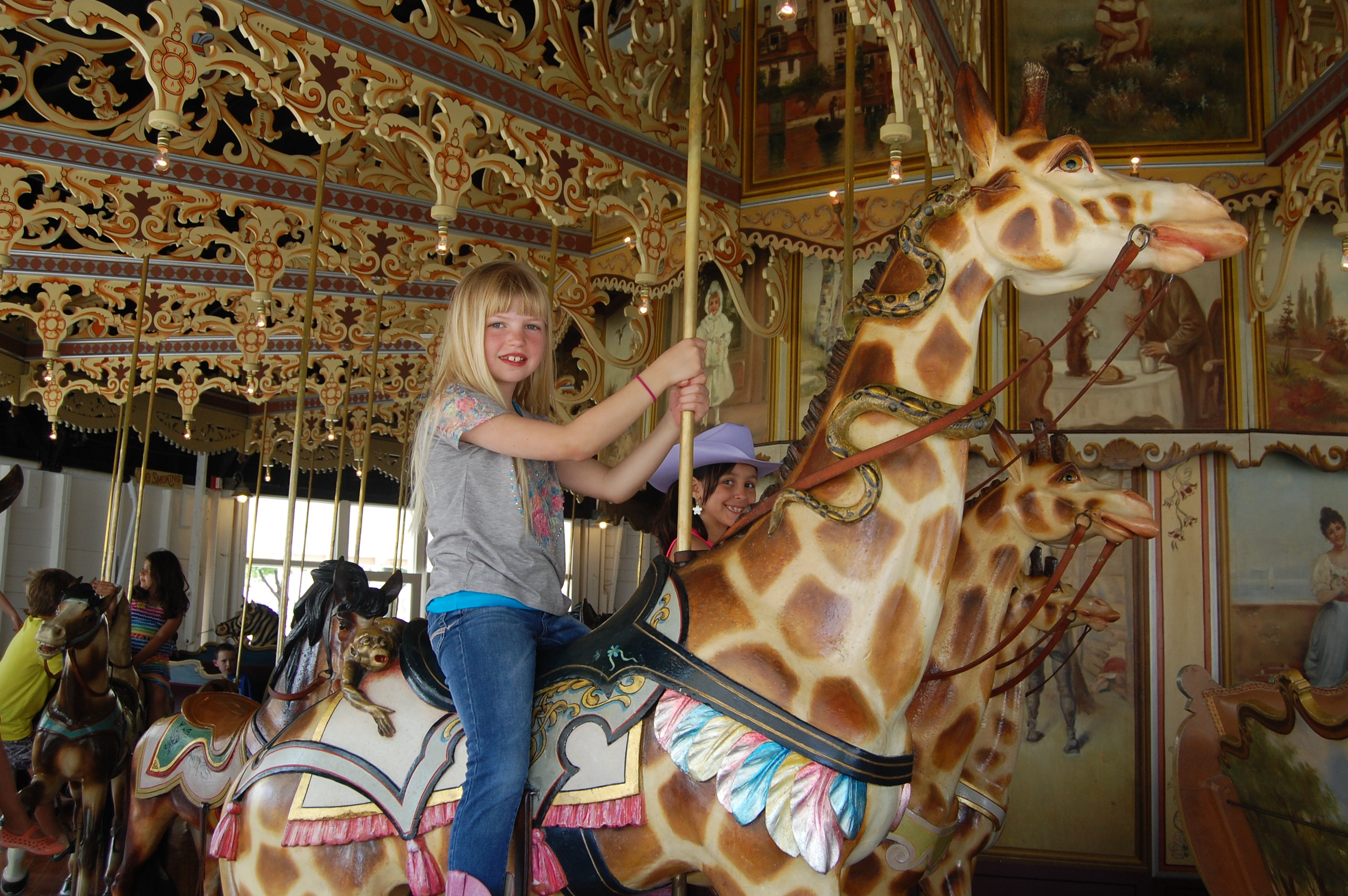 Riding the carousel