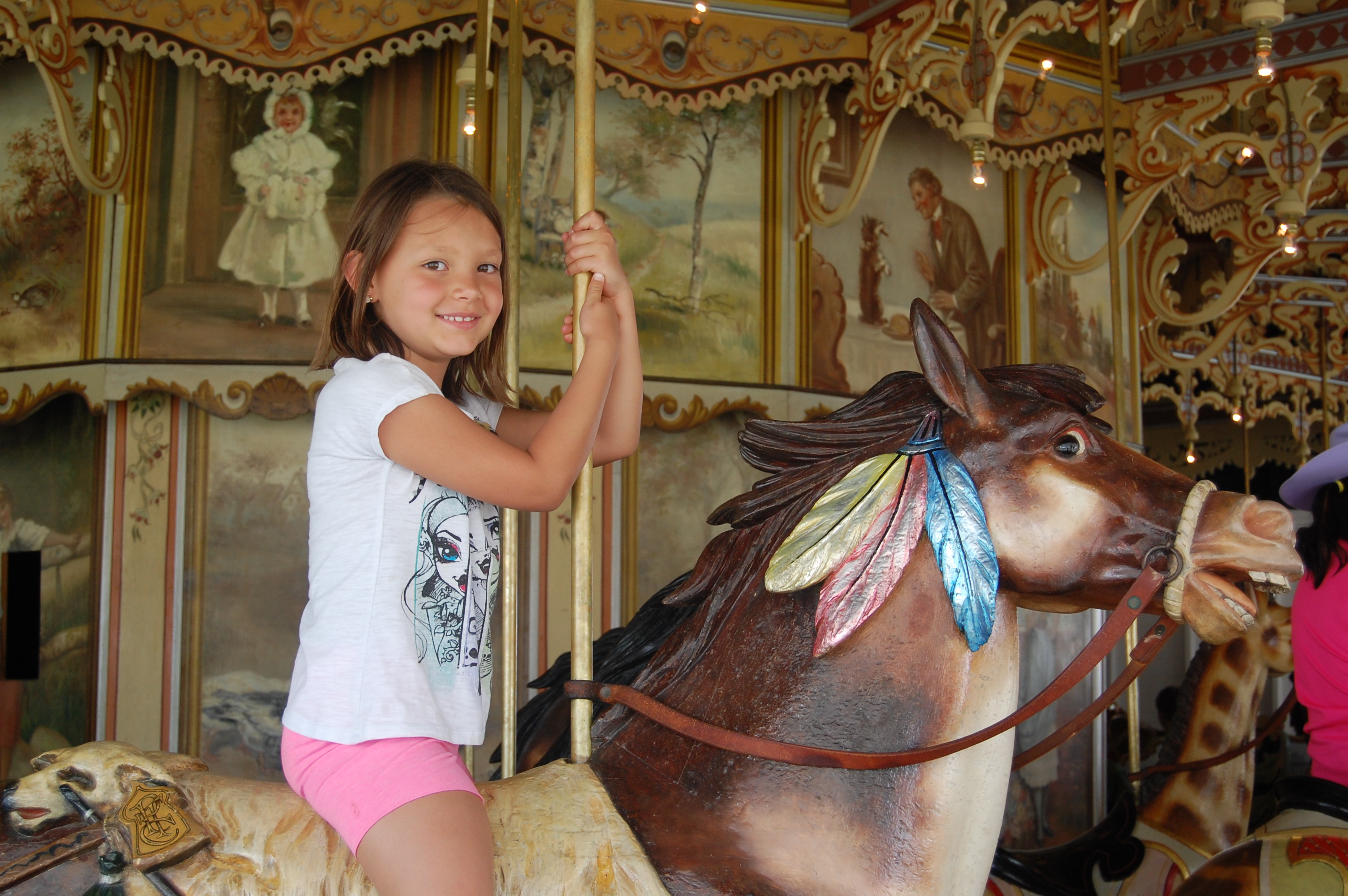 Riding the carousel