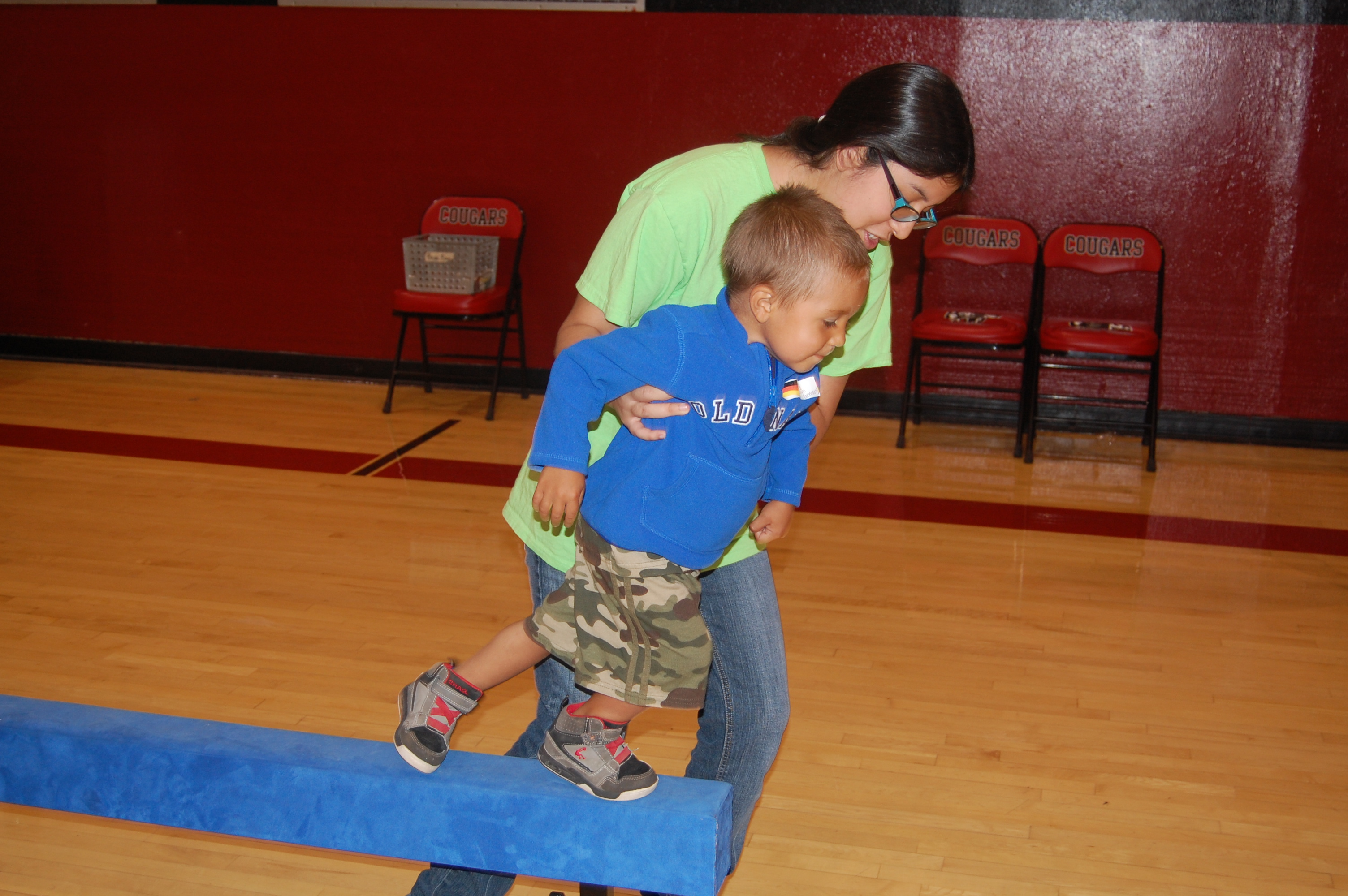 Ry on the balance beam