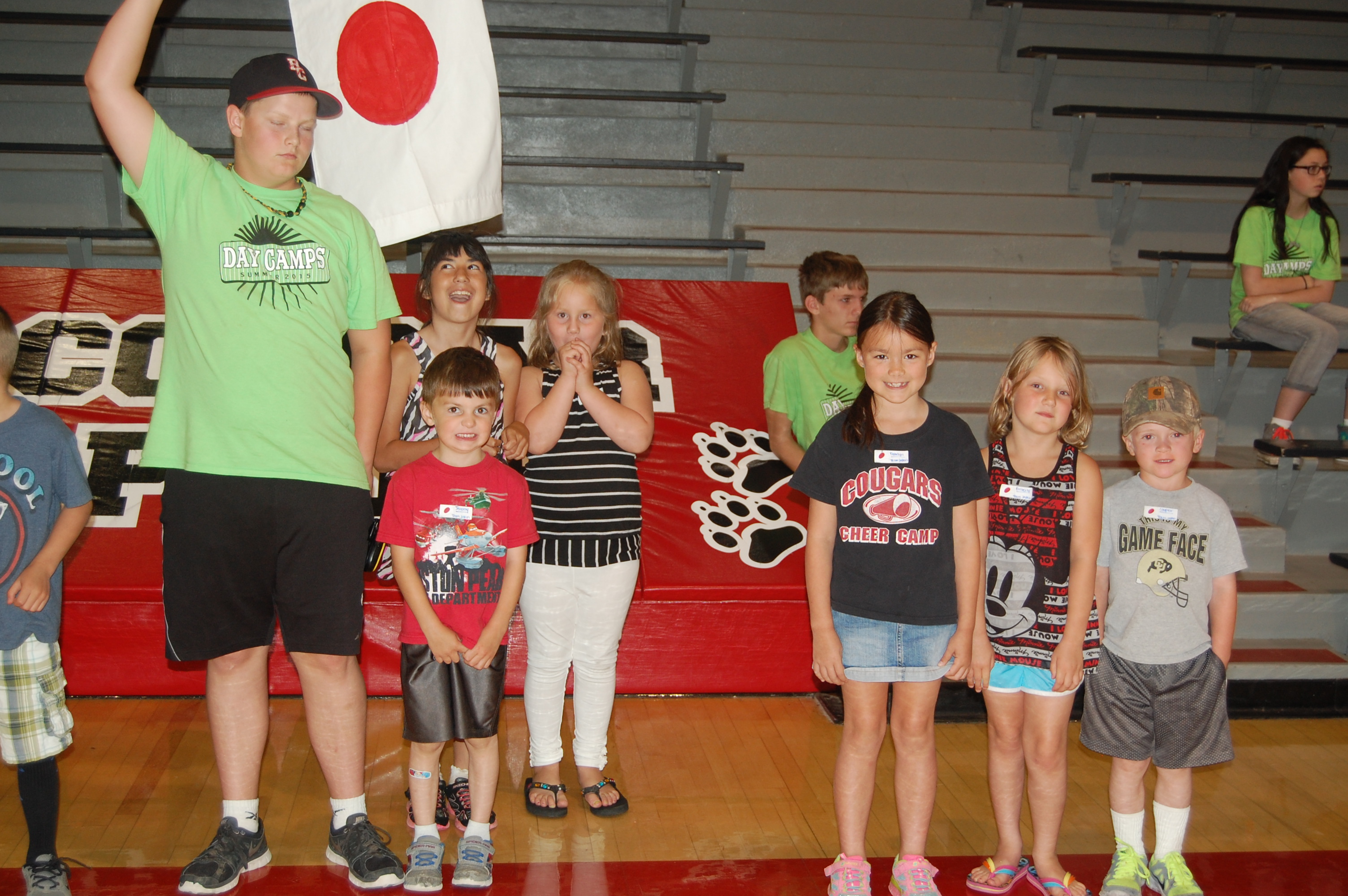 Team Japan with Coach Trent