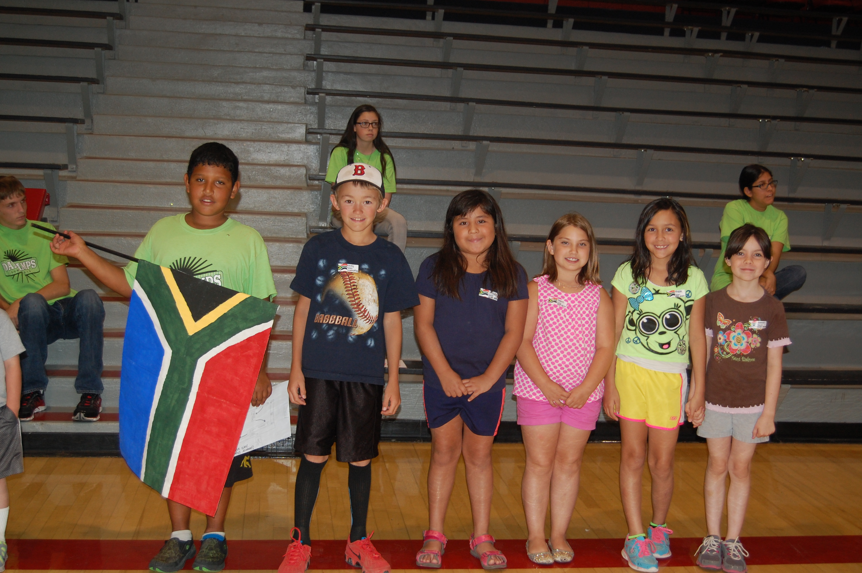 Team South Africa with Coach Alexis