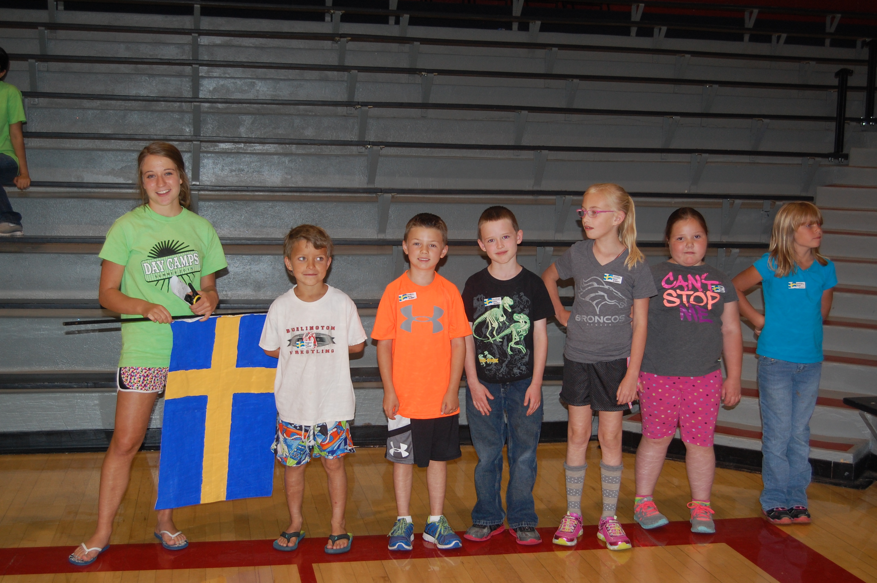 Team Sweden with Coach Sue Ellen