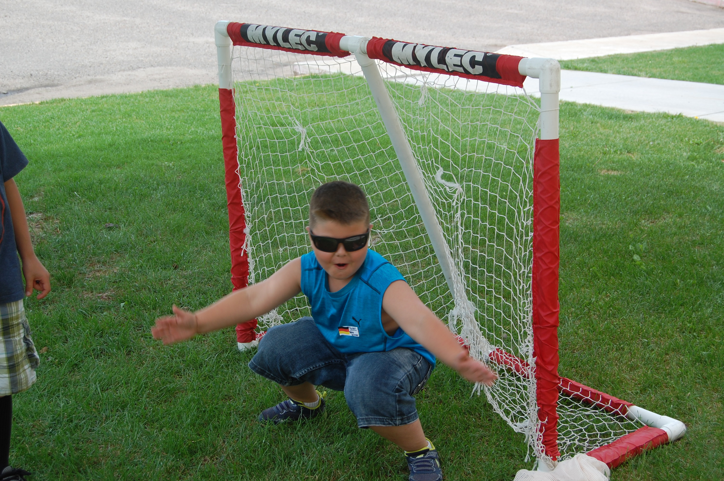 Tavien being the goalie